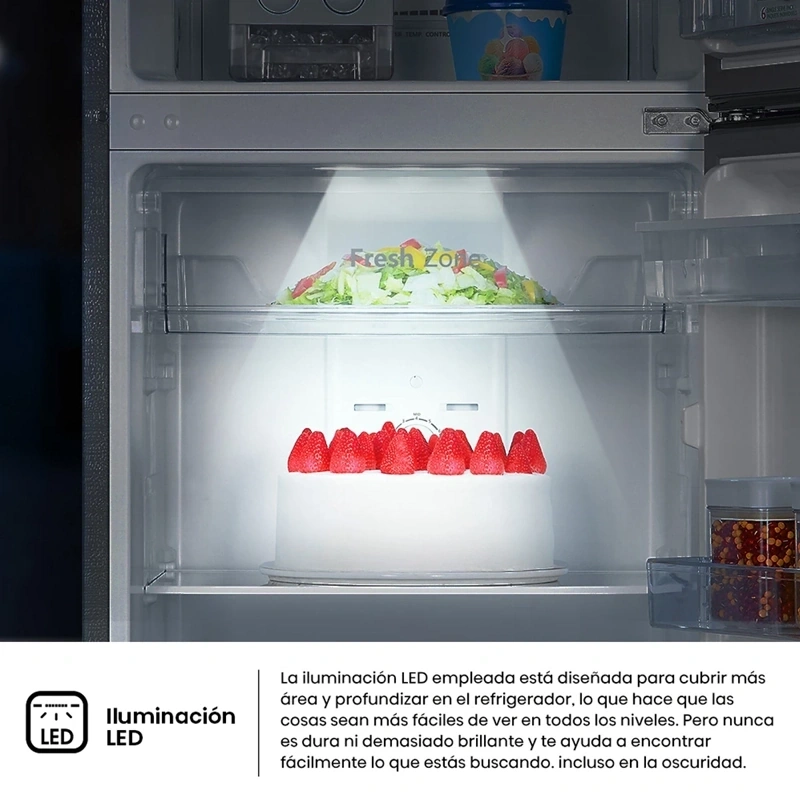 REFRIGERADORA HISENSE TOP FREEZER NO FROST RT3N320NMC - 11