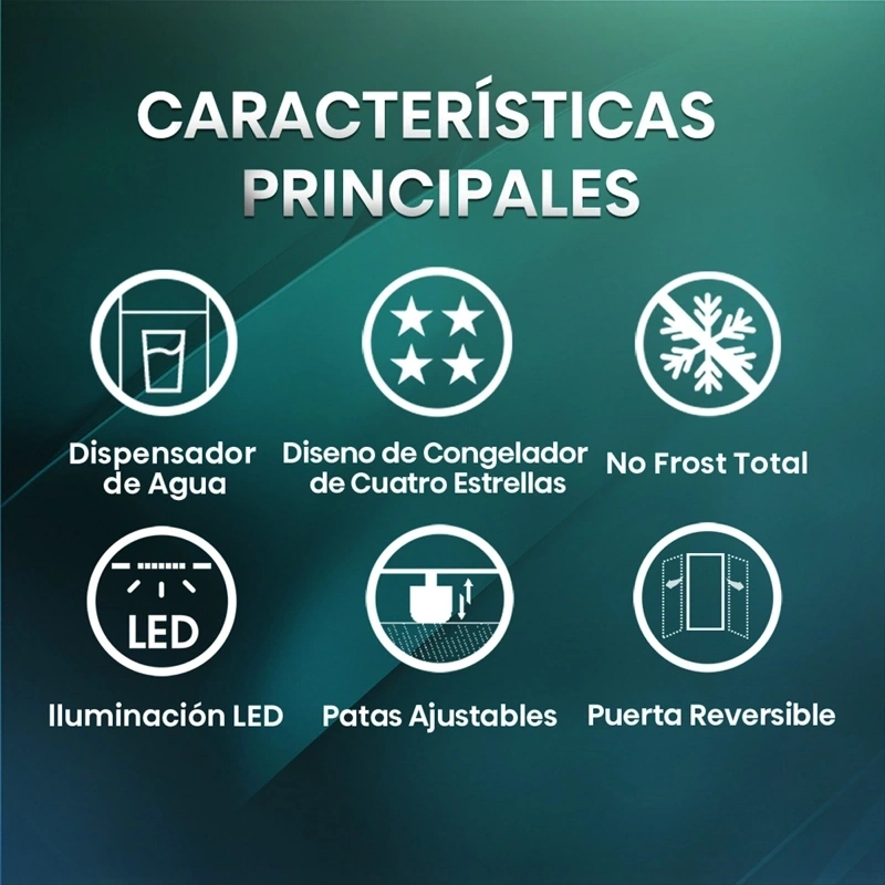 REFRIGERADORA HISENSE TOP FREEZER NO FROST RT3N320NMC - 3