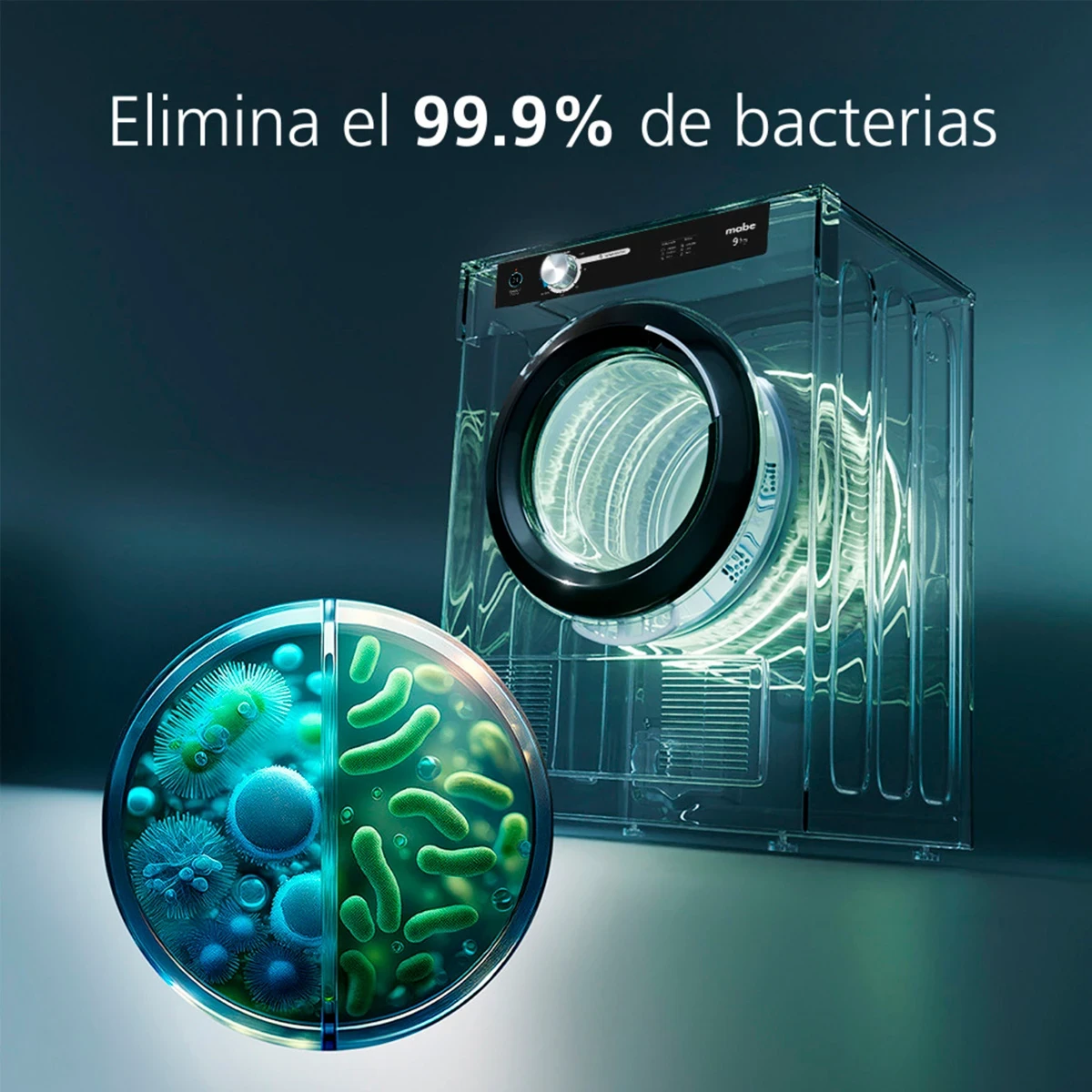 SECADORA DE ROPA MABE ELÉCTRICA EVACUACIÓN 9KG SEM090VBBB0 - 9