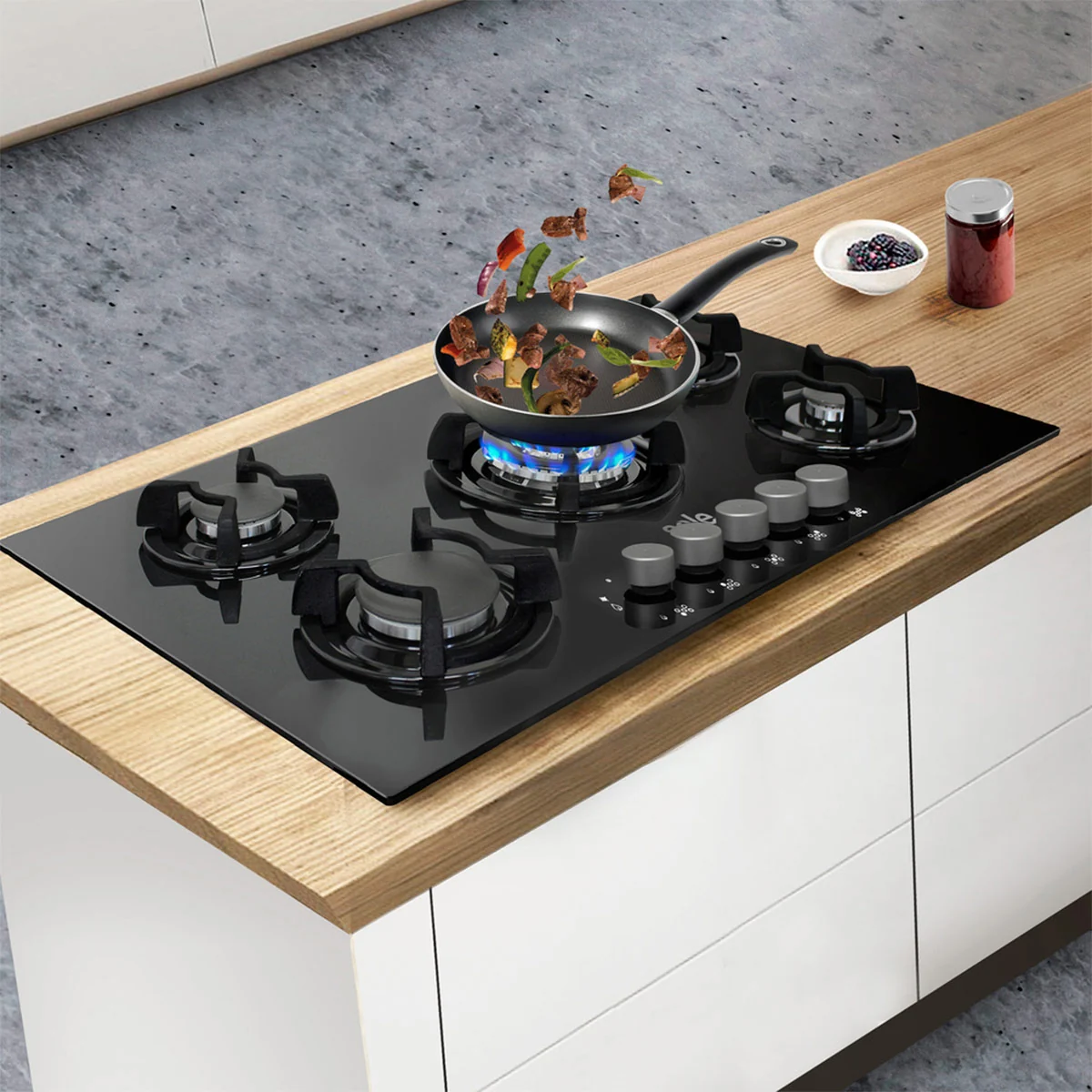 COMBO SOLE ENCIMERA + CAMPANA + HORNO EMPOTRABLE GAS - 4