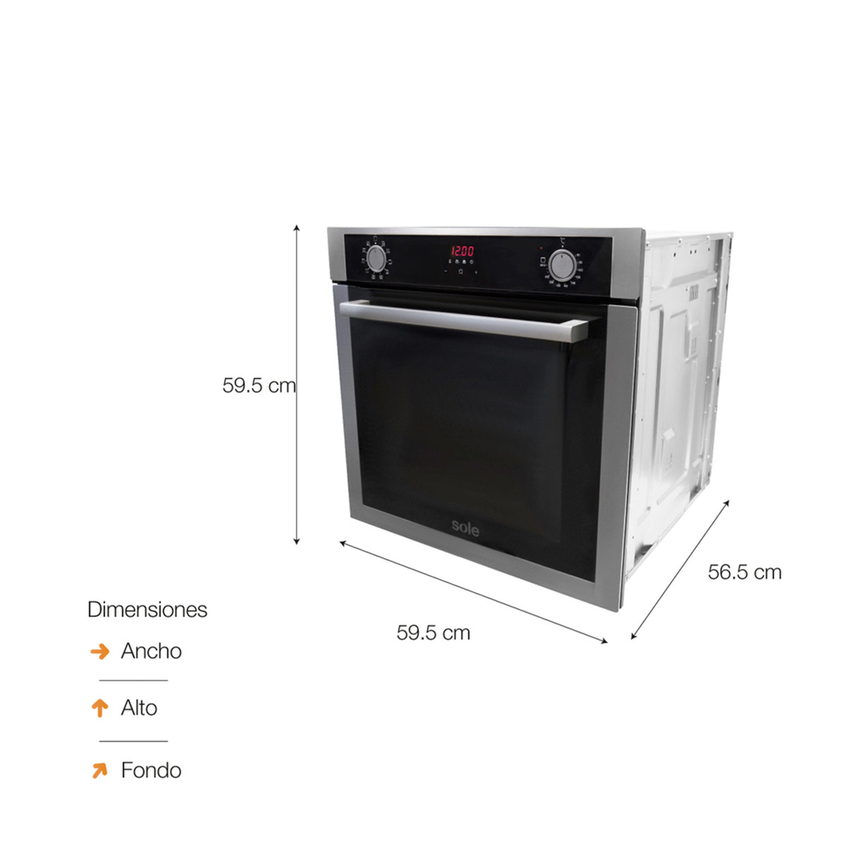 COMBO SOLE ENCIMERA + CAMPANA + HORNO EMPOTRABLE ELÉCTRICO - 11