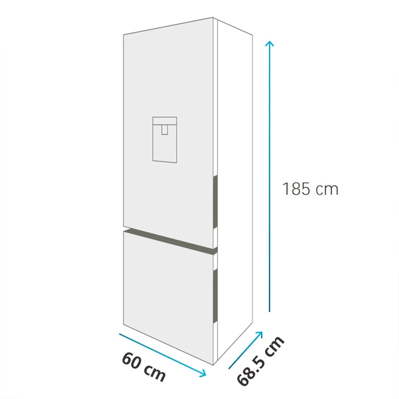 REFRIGERADORA MABE BOTTOM FREEZER NO FROST RMB432PXPRP0 - 2