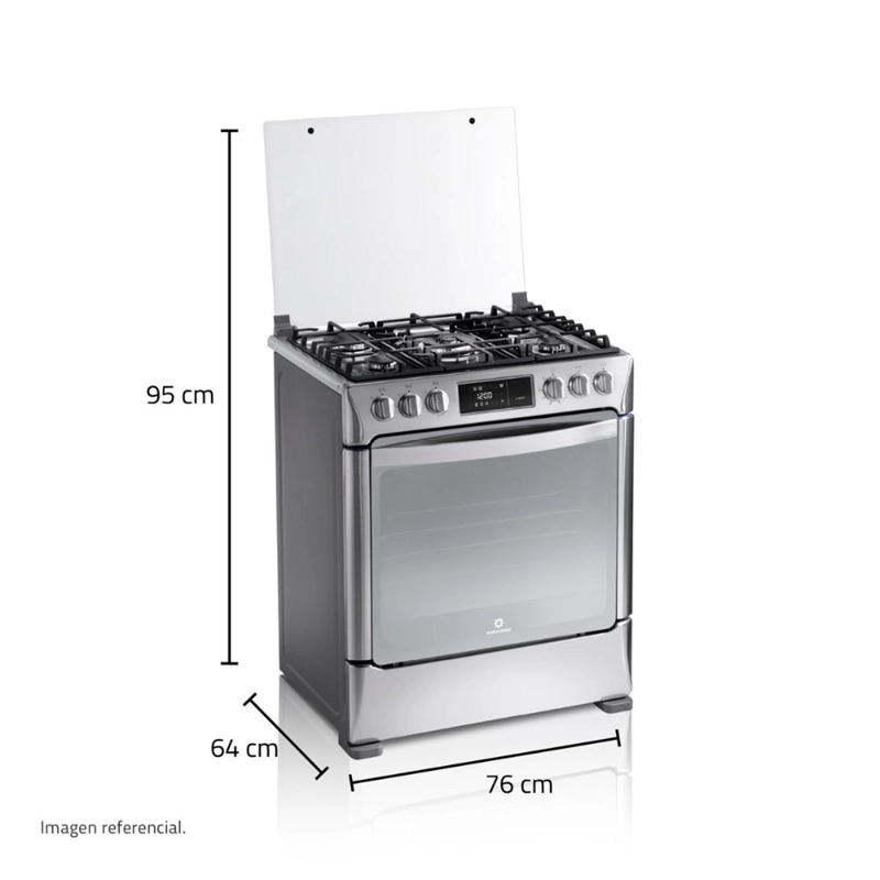 COCINA A GAS INDUMARA 5 QUEMADORES CPI-3595C - 12