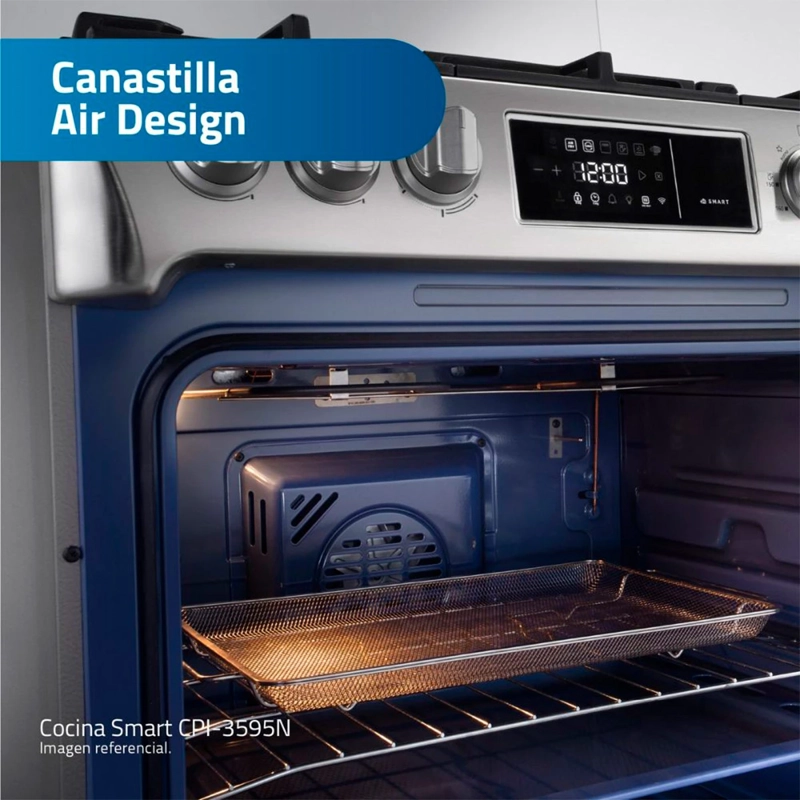 COCINA A GAS INDUMARA 5 QUEMADORES CPI-3595C - 6