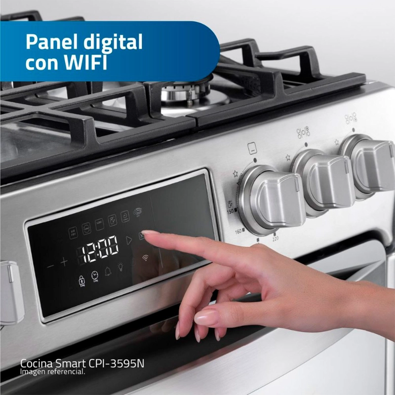 COCINA A GAS INDUMARA 5 QUEMADORES CPI-3595C - 7