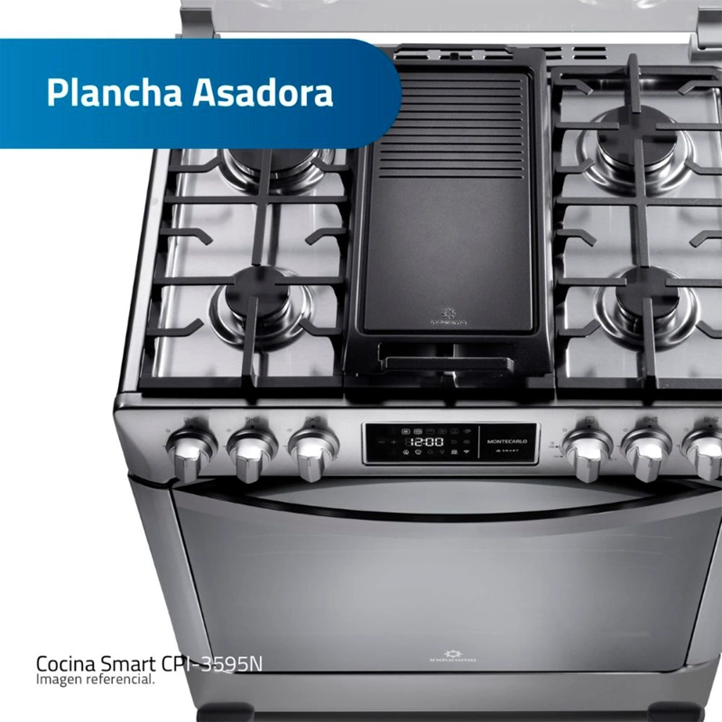 COCINA A GAS INDUMARA 5 QUEMADORES CPI-3595C - 9