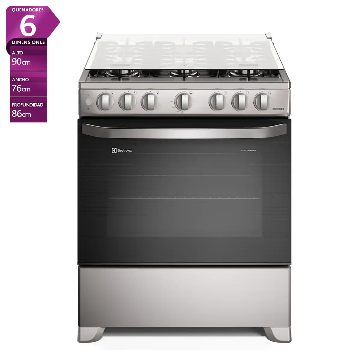 COCINA A GAS ELECTROLUX 6 HORNILLAS FE6ISR - 1