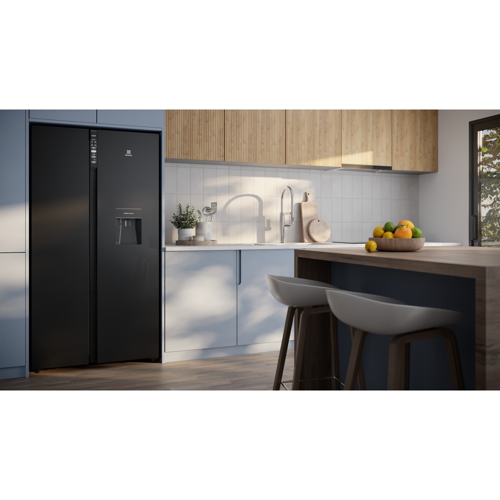REFRIGERADOR ELECTROLUX NO FROST SIDE BY SIDE INVERTER ERSB54N2WXB 522L BLACK - 6