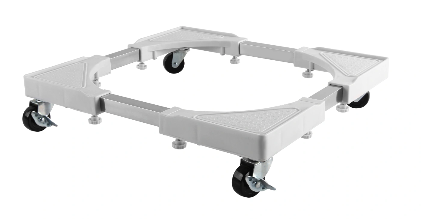 BASE METÁLICA CON RUEDAS PARA REFRIGERADORA LAVADORA COCINA PROLINK HBM-60LR 70x70 CM - 2