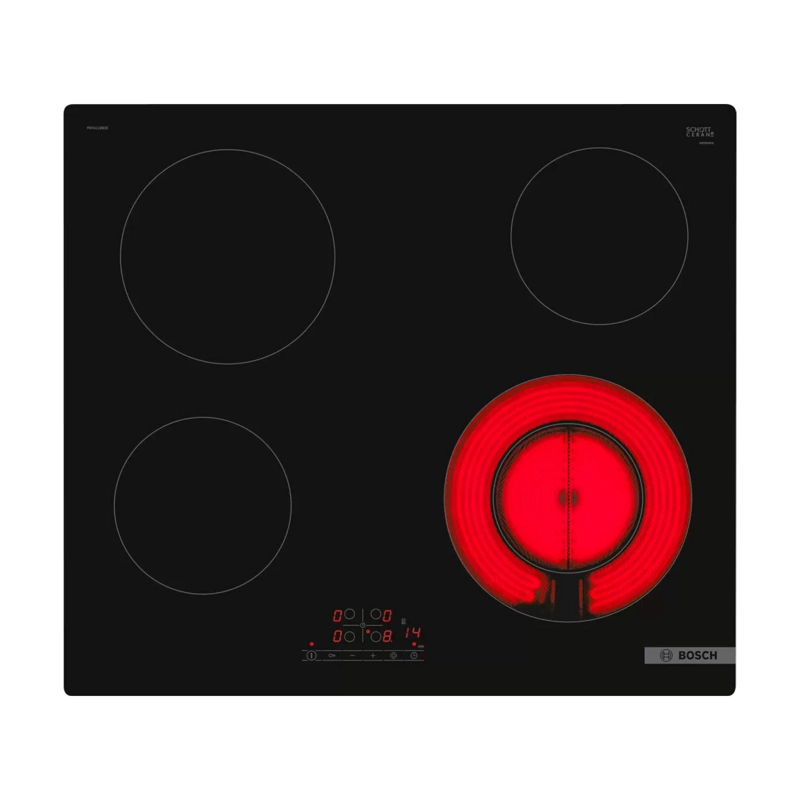 COCINA VITROCERÁMICA BOSCH PKF611BB8E 60 CM NEGRO - 1