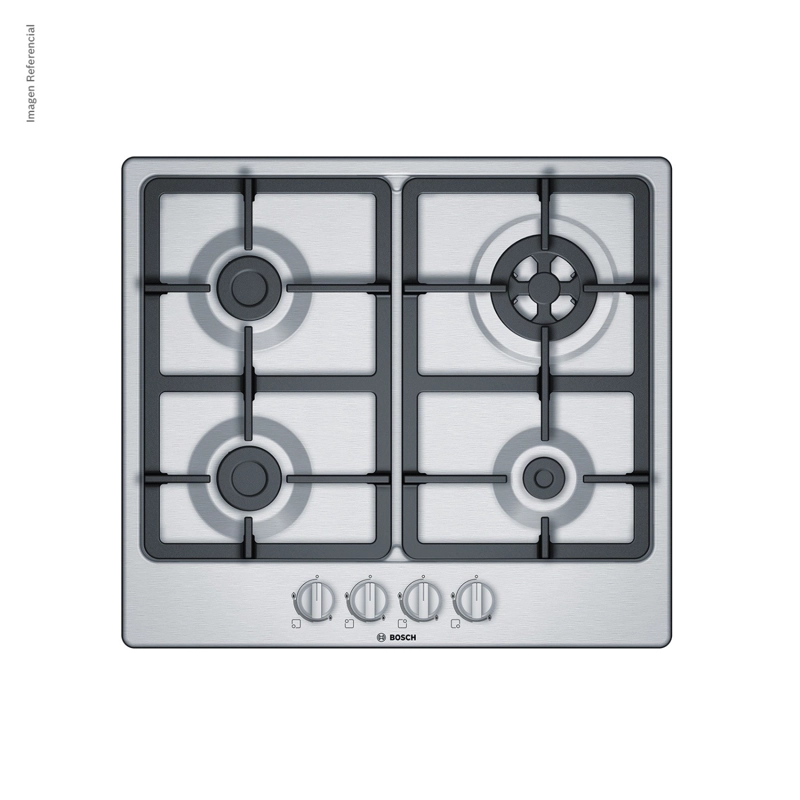 COCINA ENCIMERA A GAS BOSCH PGH6B5B90 ACERO INOXIDABLE - 1