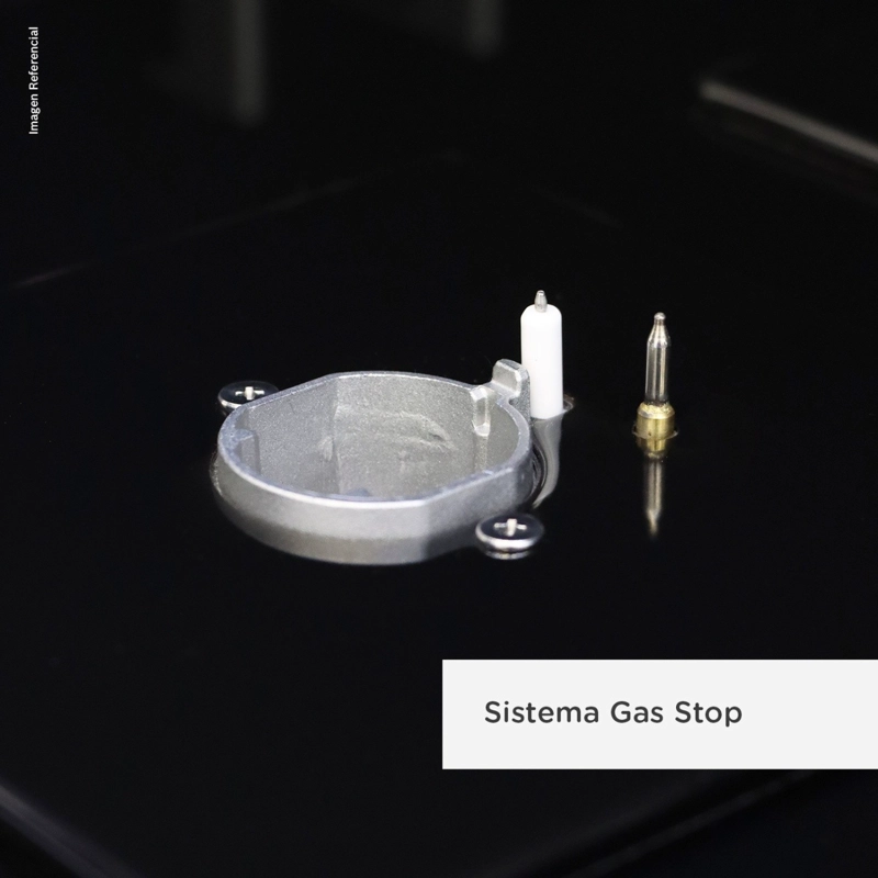 COCINA ENCIMERA A GAS BOSCH PPQ7A6B90 CRYSTAL 5G-70 NEGRO - 6