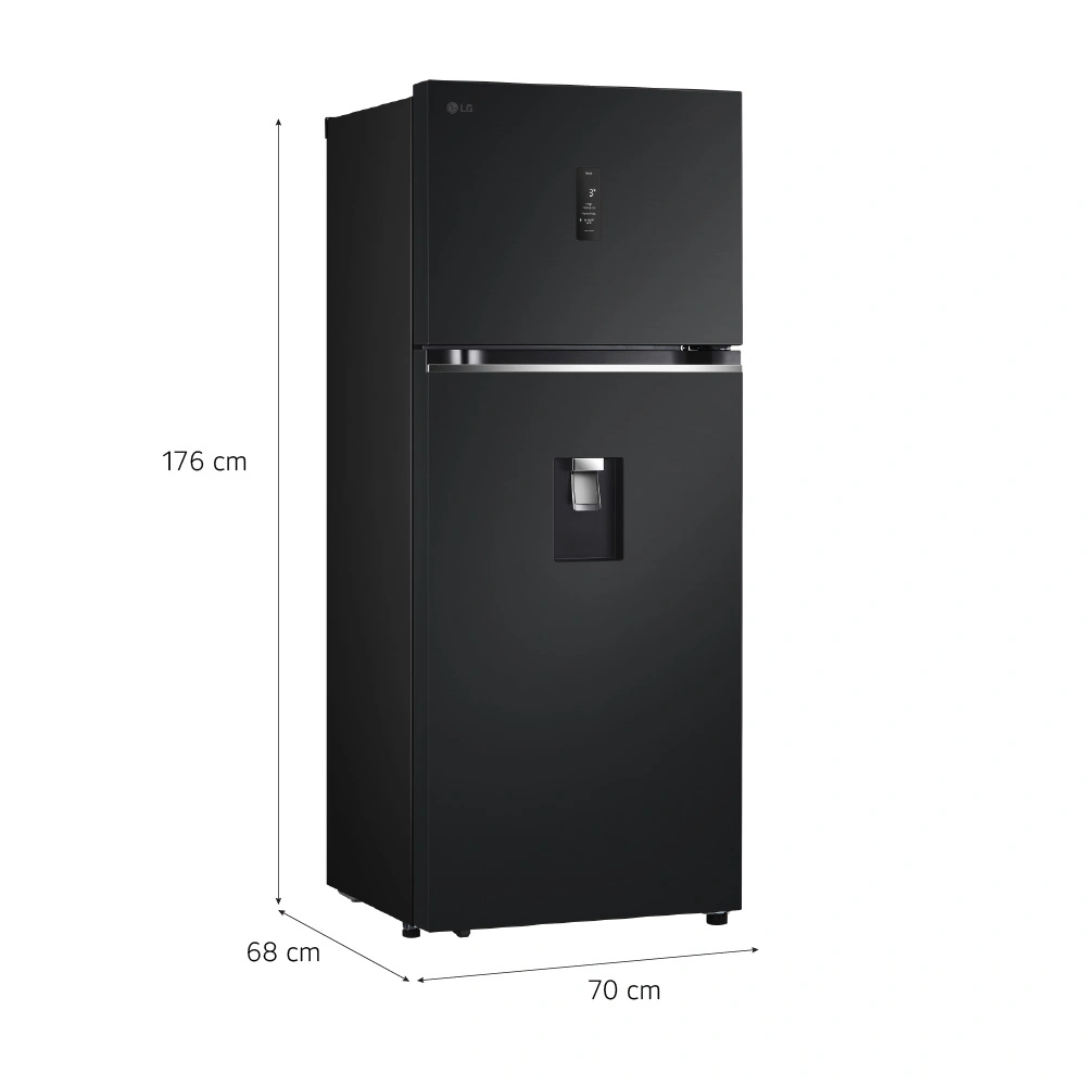 REFRIGERADORA LG 383L VT40APMC TOP FREEZER CLEANING TIME PLATEADO - 2