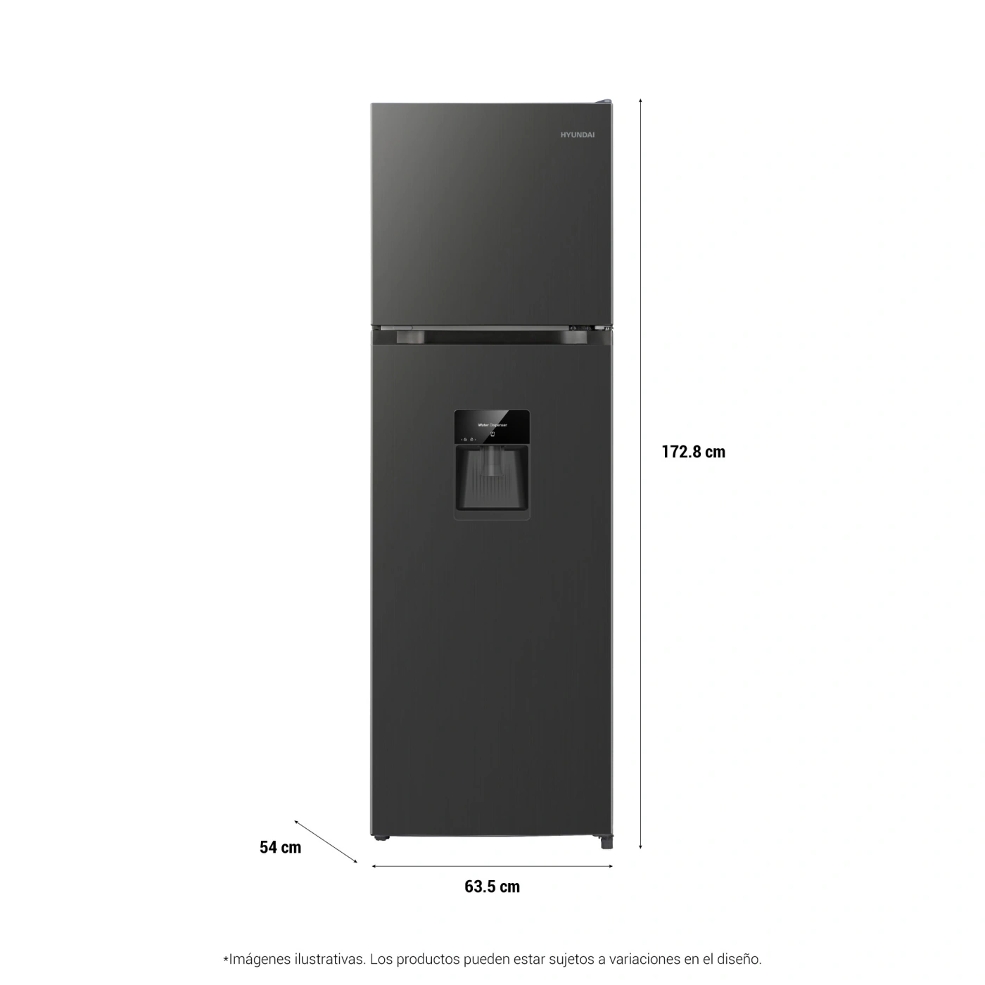 REFRIGERADORA HYUNDAI TOP FREEZER NO FROST HYRF302NF 298L - 6