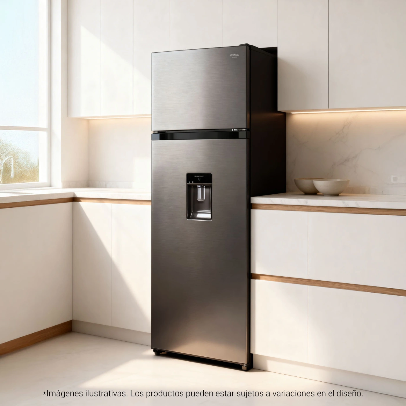 REFRIGERADORA HYUNDAI TOP FREEZER NO FROST HYRF2022NF 200L GRIS OSCURO - 6