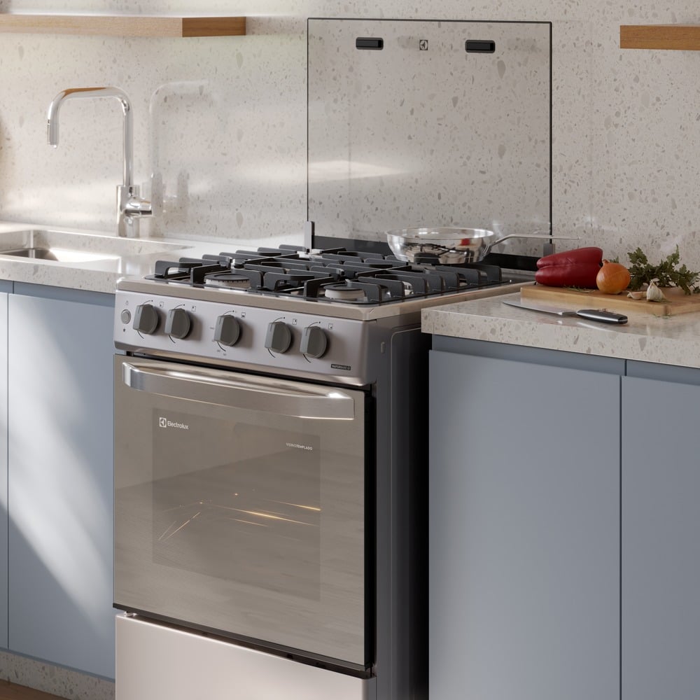 COCINA DE PIE GAS ELECTROLUX 4 HORNILLAS FE4GMR - 6