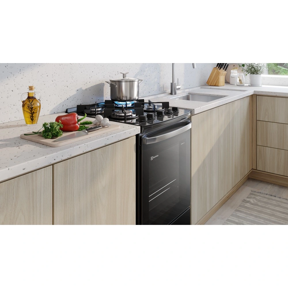 COCINA A GAS ELECTROLUX F4EGB FREESTANDING 4 QUEMADORES - 9