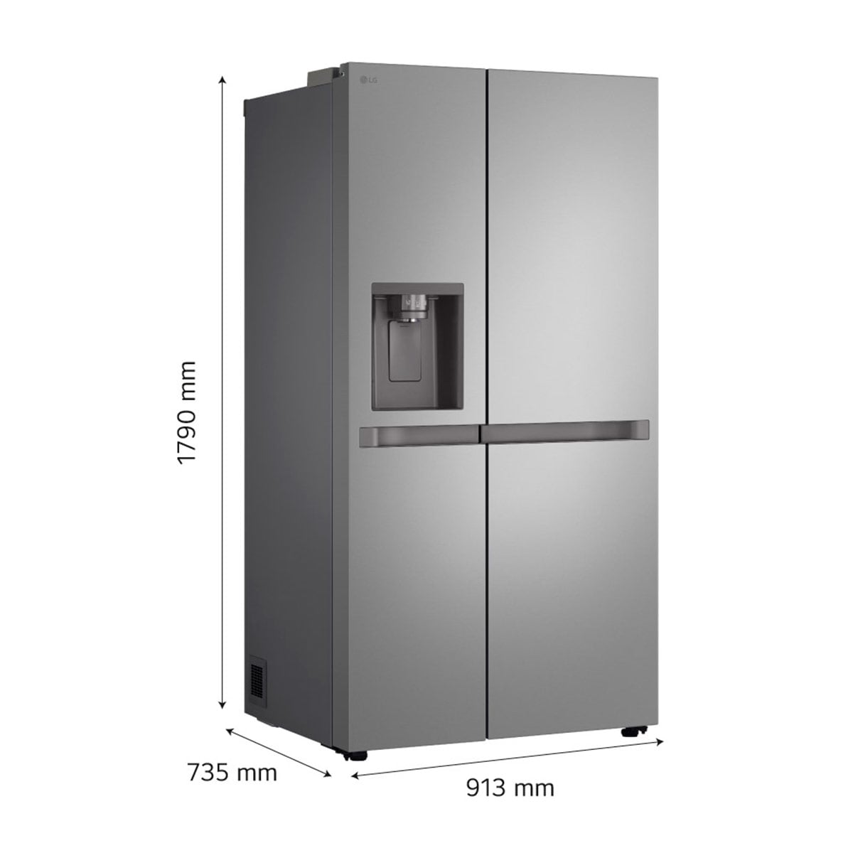 REFRIGERADORA LG SIDE BY SIDE NO FROST GS66SPY 625L - 2