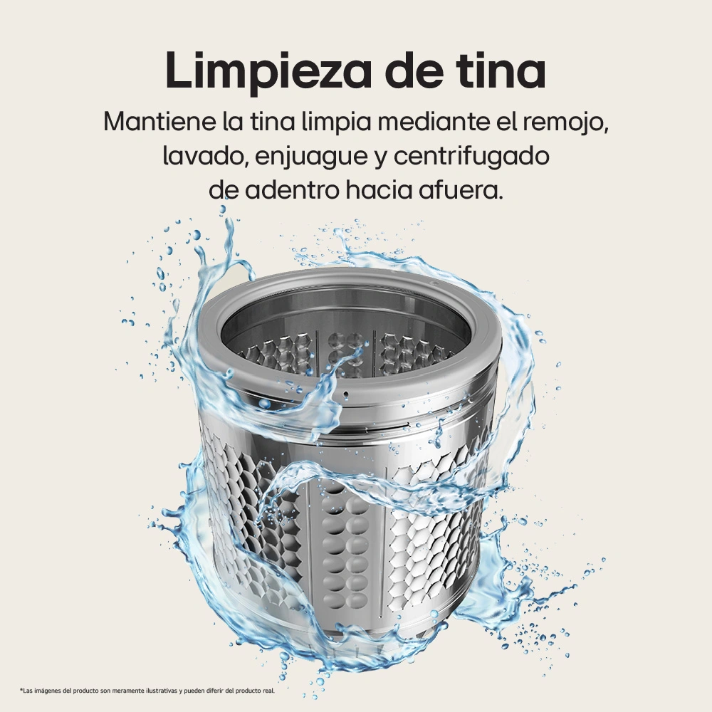 LAVADORA LG 13KG CARGA SUPERIOR TURBODRUM WT13BVTB - 6