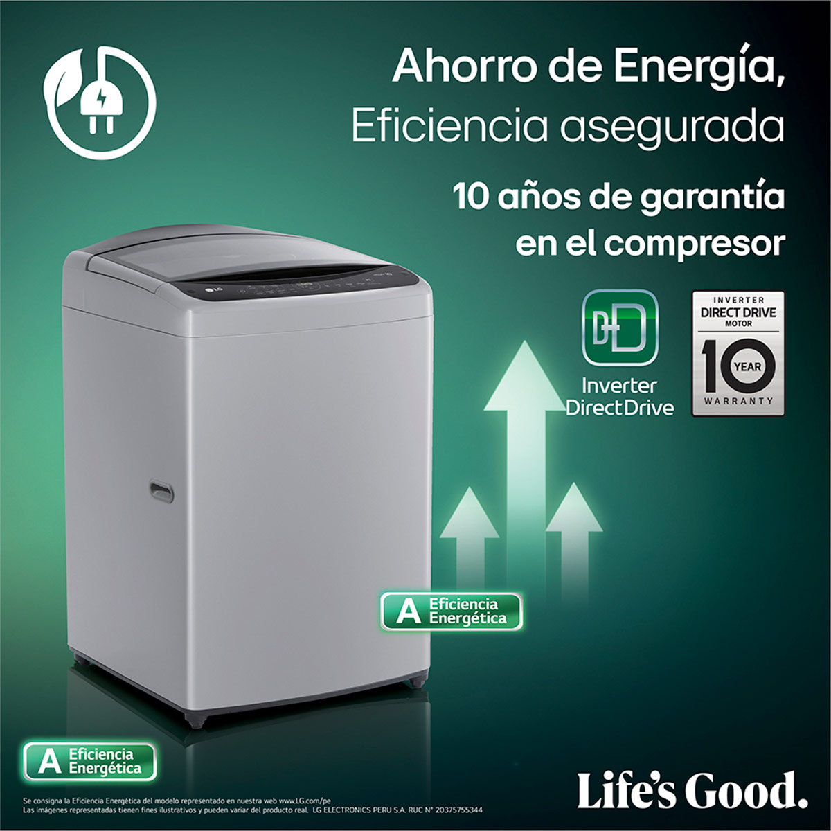 LAVADORA LG 19KG CARGA SUPERIOR AI DD INTELIGENCIA ARTIFICIAL WT19DV6T - 9