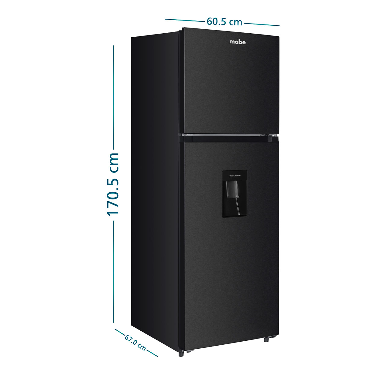 REFRIGERADORA MABE TOP FREEZER NO FROST RMN334PAPRP0 340L - 3