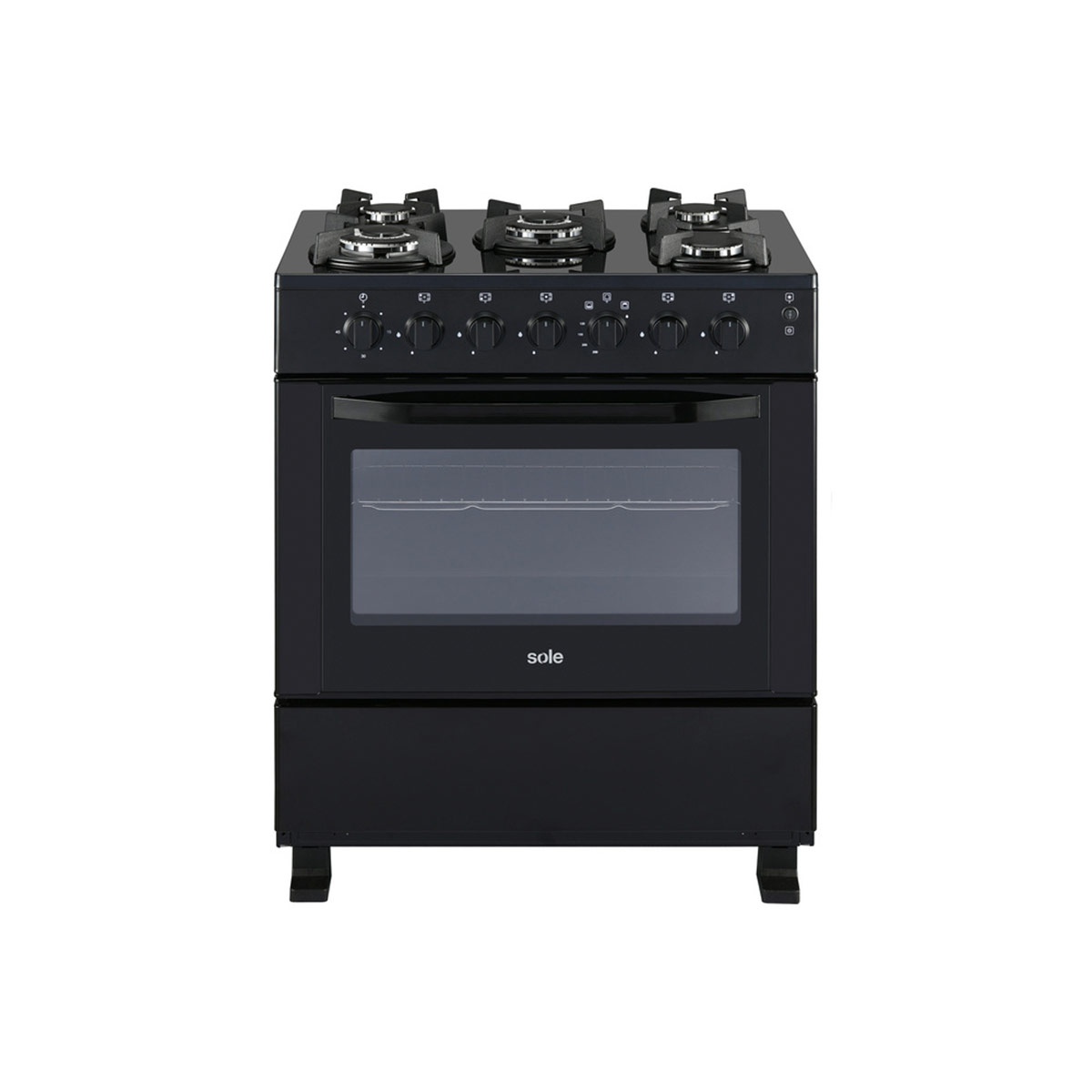 COCINA DE PIE A GAS SOLE 5 HORNILLAS 3120COSOL044 - 2