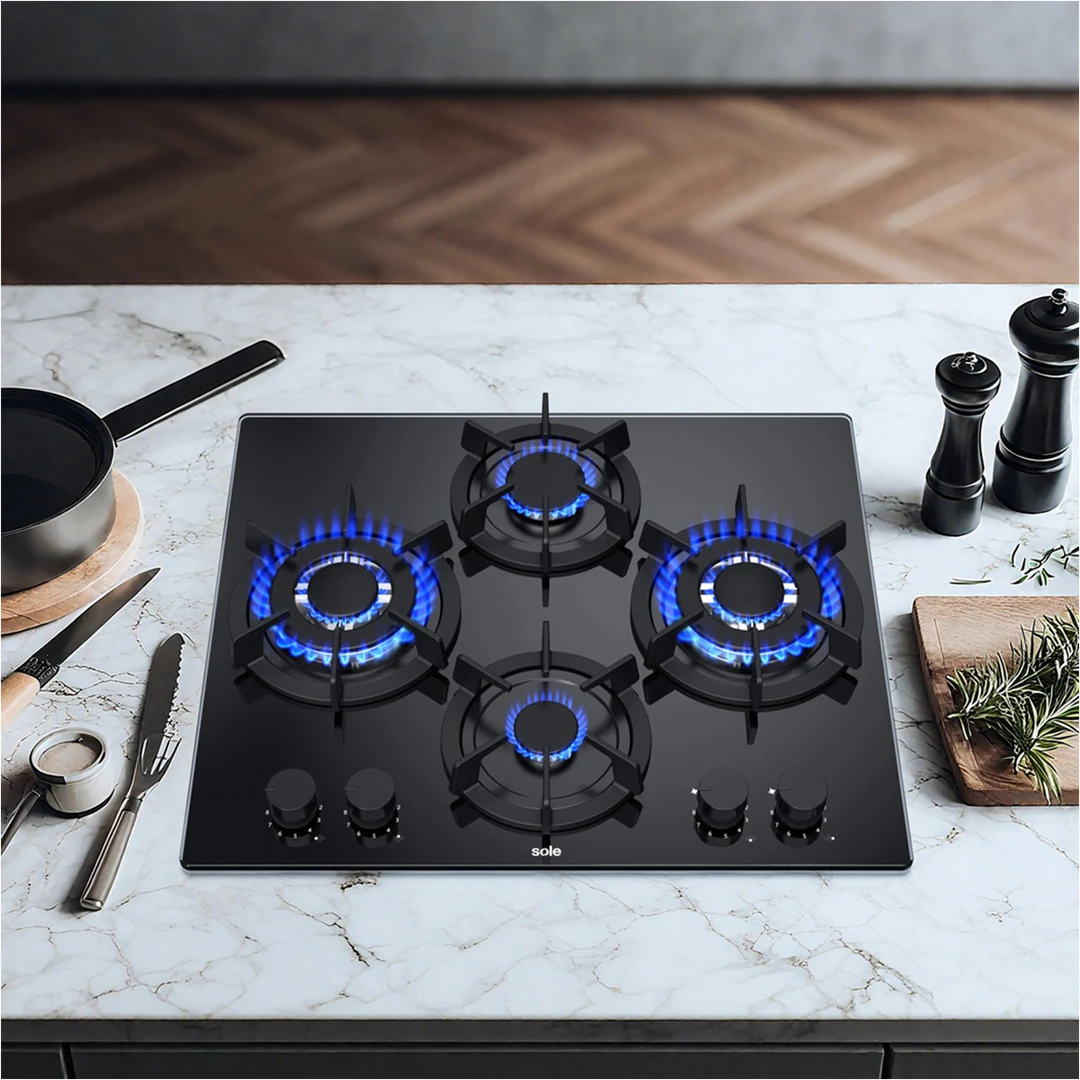 COCINA EMPOTRABLE A GAS SOLE 4 HORNILLAS 3120SOLCO081 - 7