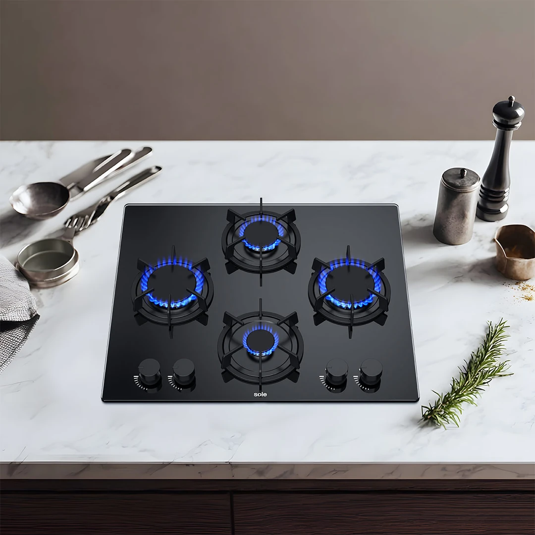 COCINA EMPOTRABLE A GAS SOLE 4 HORNILLAS 3120SOLCO078 - 8