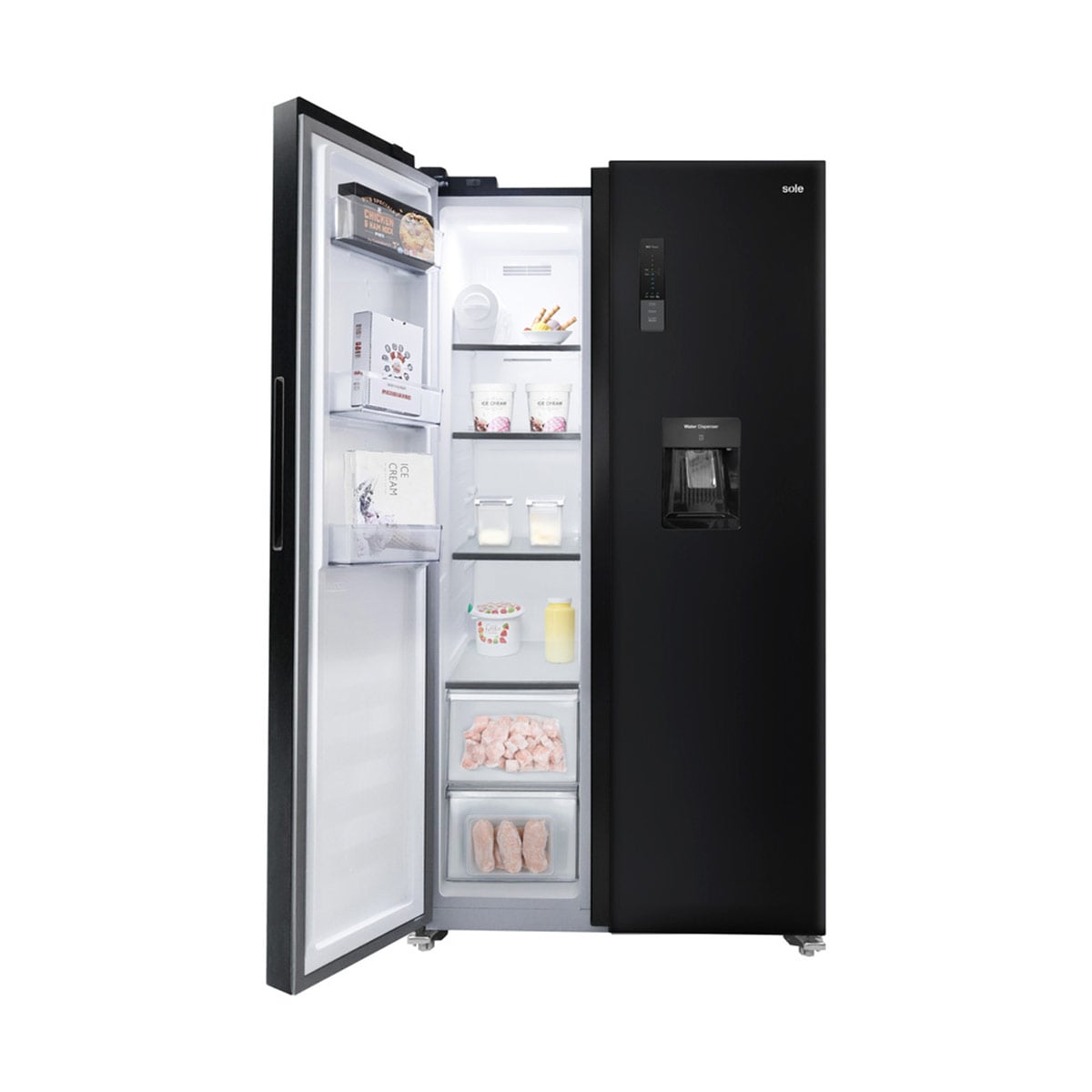 REFRIGERADORA SOLE SIDE BY SIDE NO FROST 3120SOLREF525N 525L - 7