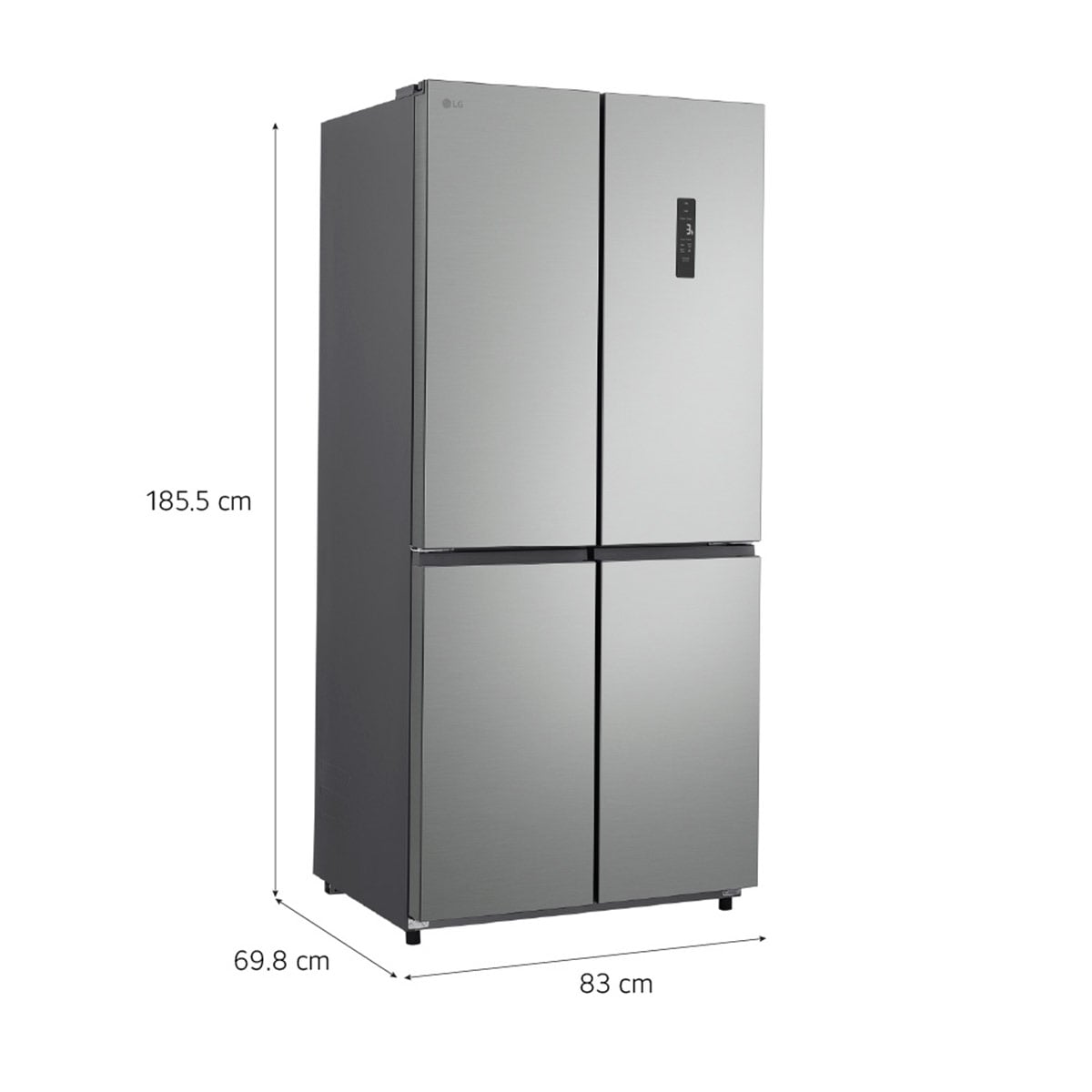 REFRIGERADORA LG FRENCH DOOR NO FROST GM49MPY 468L - 2