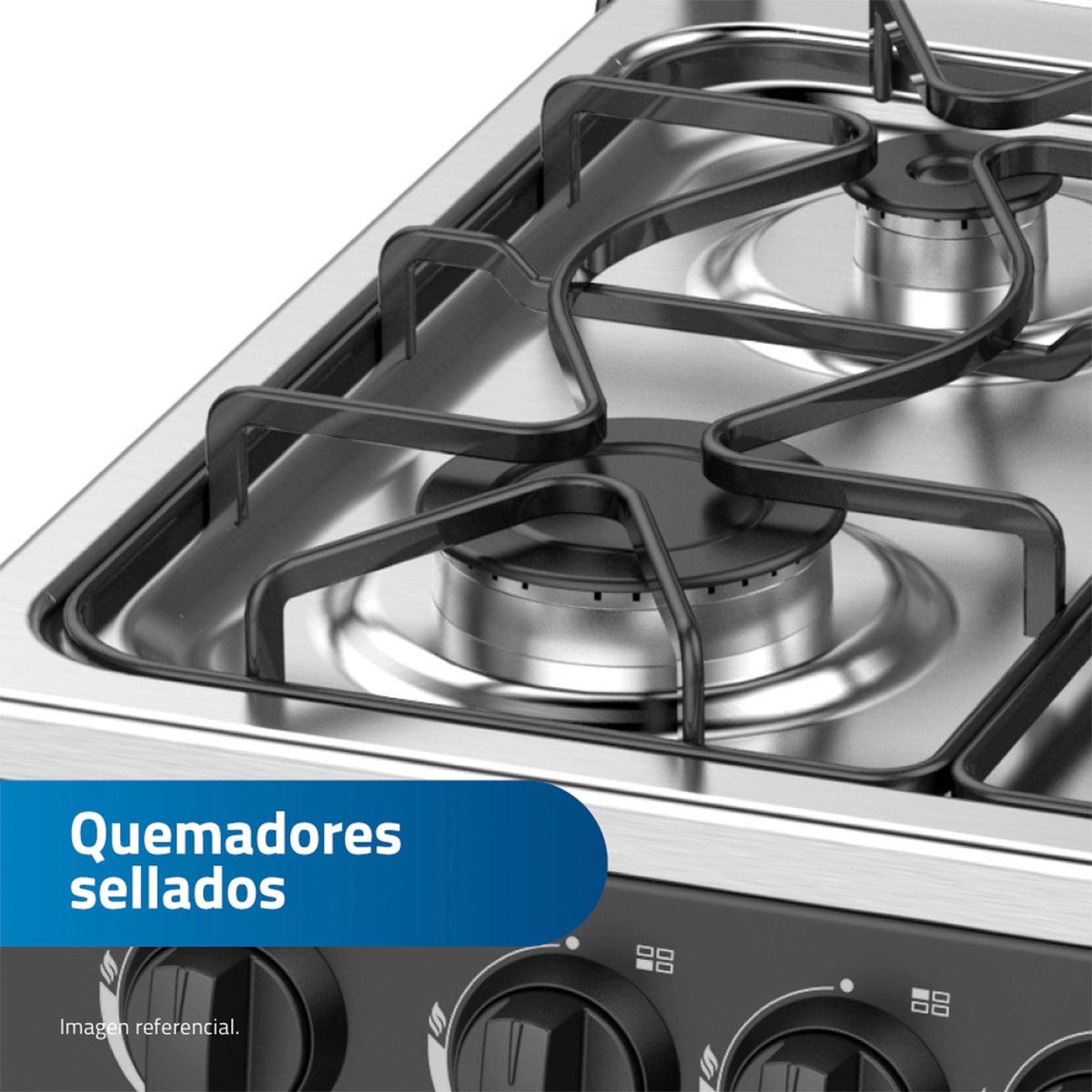 COCINA DE PIE A GAS INDURAMA 4 PLATOS GOYA - 5
