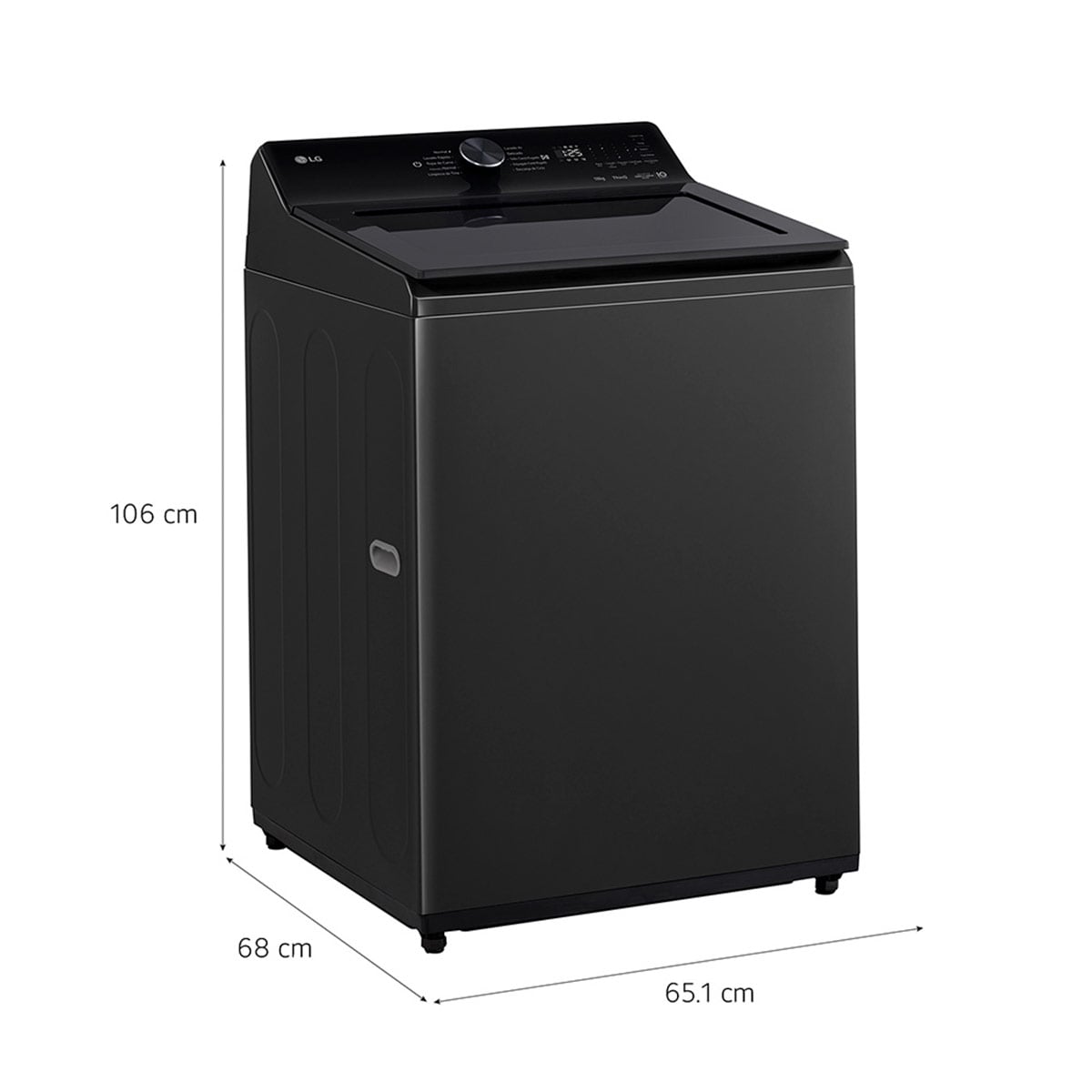 LAVADORA LG 18KG CARGA SUPERIOR TURBODRUM WT18OBTX - 2