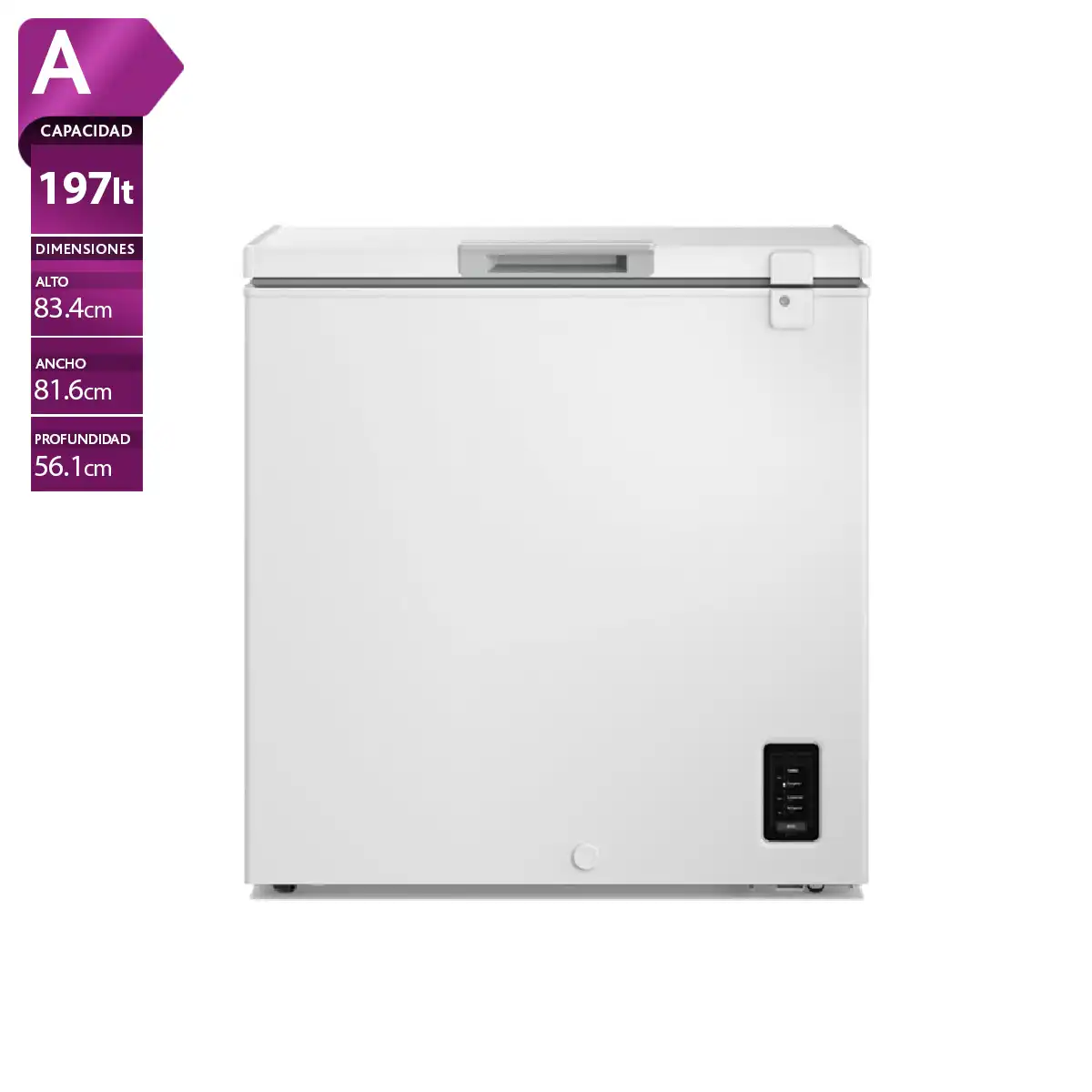 CONGELADORA ELECTROLUX 197L FROST EFH20S2P5AW - 1