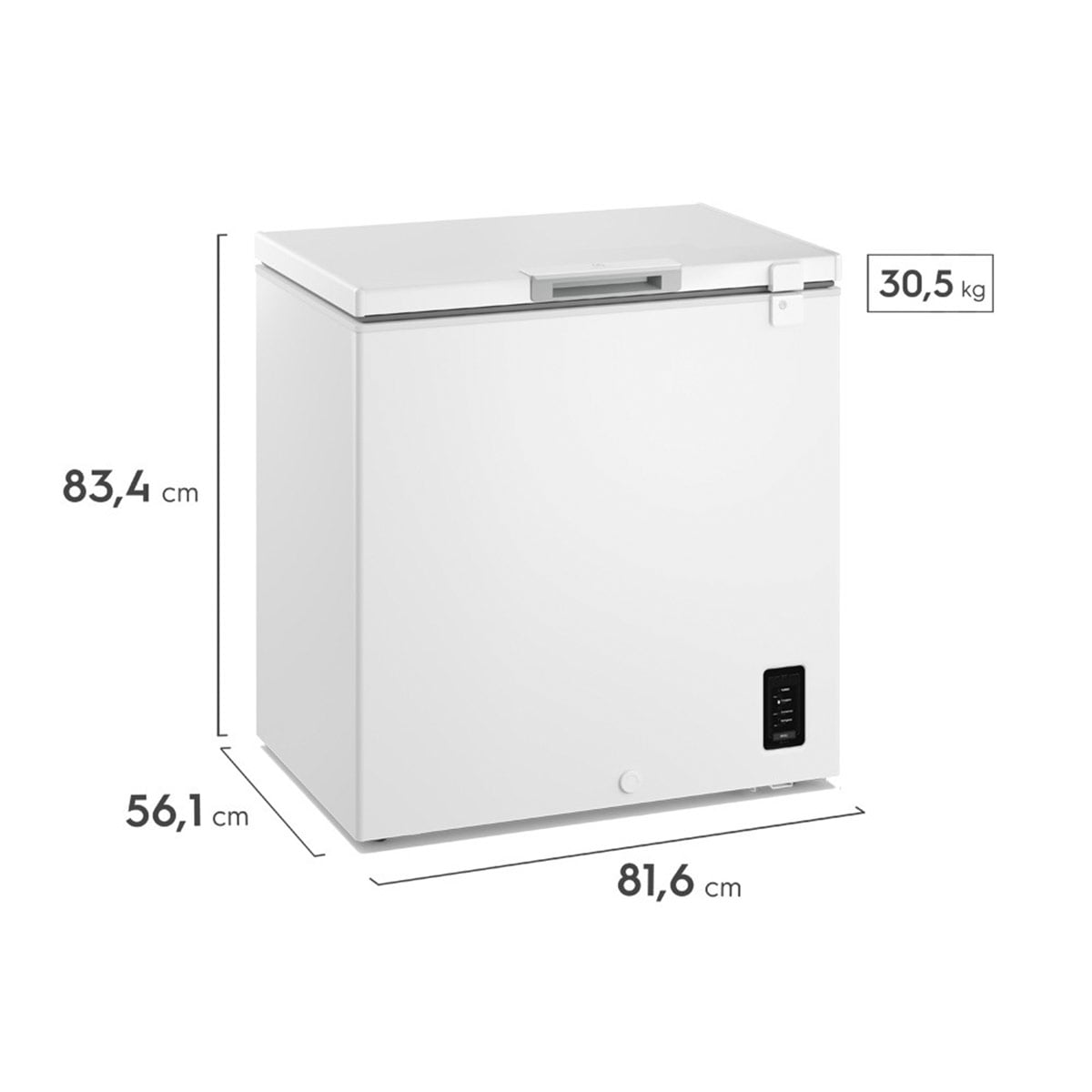 CONGELADORA ELECTROLUX 197L FROST EFH20S2P5AW - 2