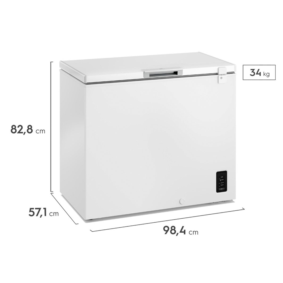CONGELADORA ELECTROLUX 245L FROST EFH25S2P5AW - 3
