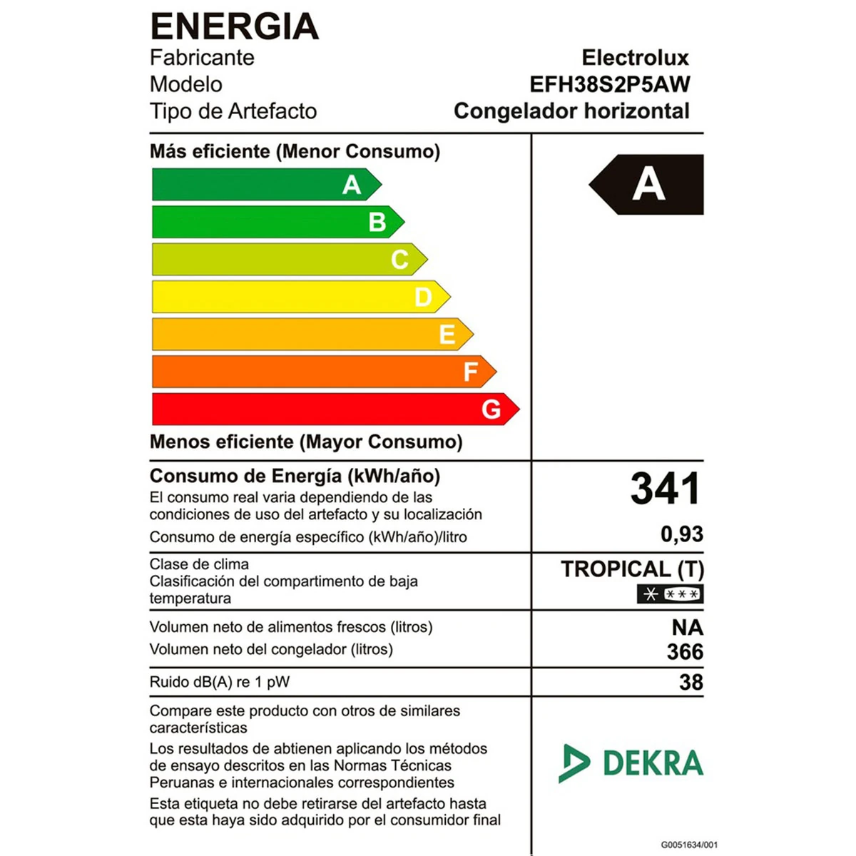CONGELADORA ELECTROLUX 366L FROST EFH38S2P5AW - 6