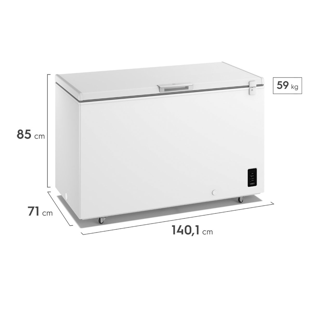 CONGELADORA ELECTROLUX 410L FROST EFH42S2P5AW - 3