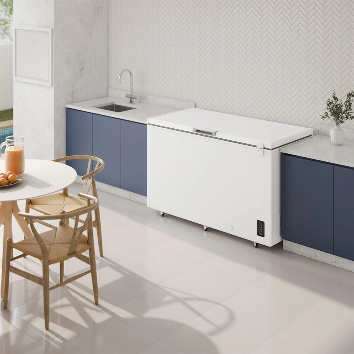 CONGELADORA ELECTROLUX 410L FROST EFH42S2P5AW - 5
