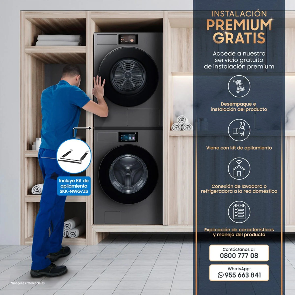 CENTRO DE LAVADO SAMSUNG BESPOKE AI 25KG 17KG - 11