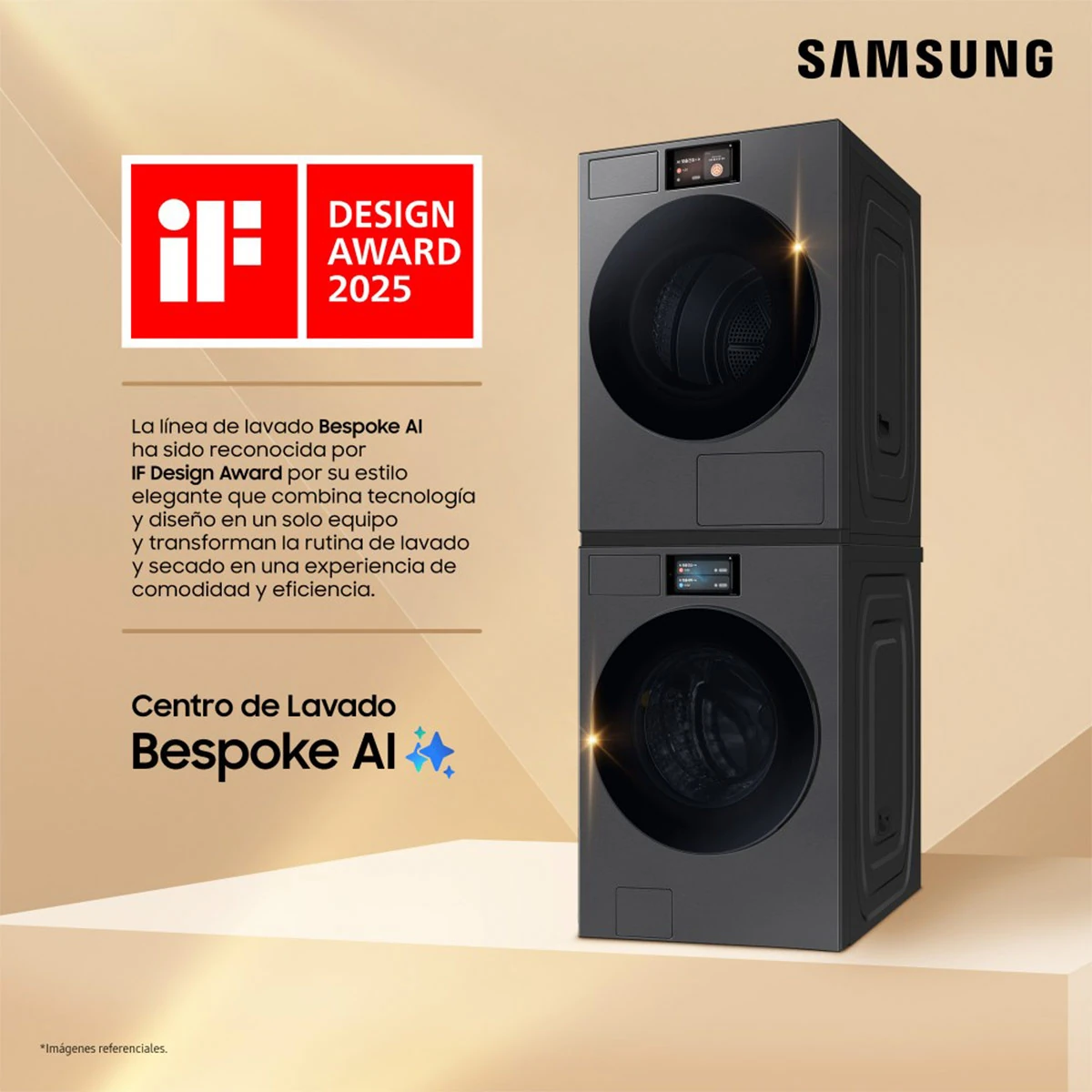 CENTRO DE LAVADO SAMSUNG BESPOKE AI 25KG 17KG - 12