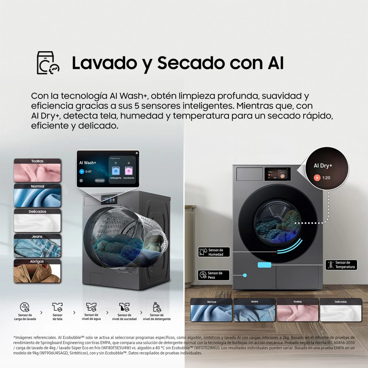 CENTRO DE LAVADO SAMSUNG BESPOKE AI 25KG 17KG - 6
