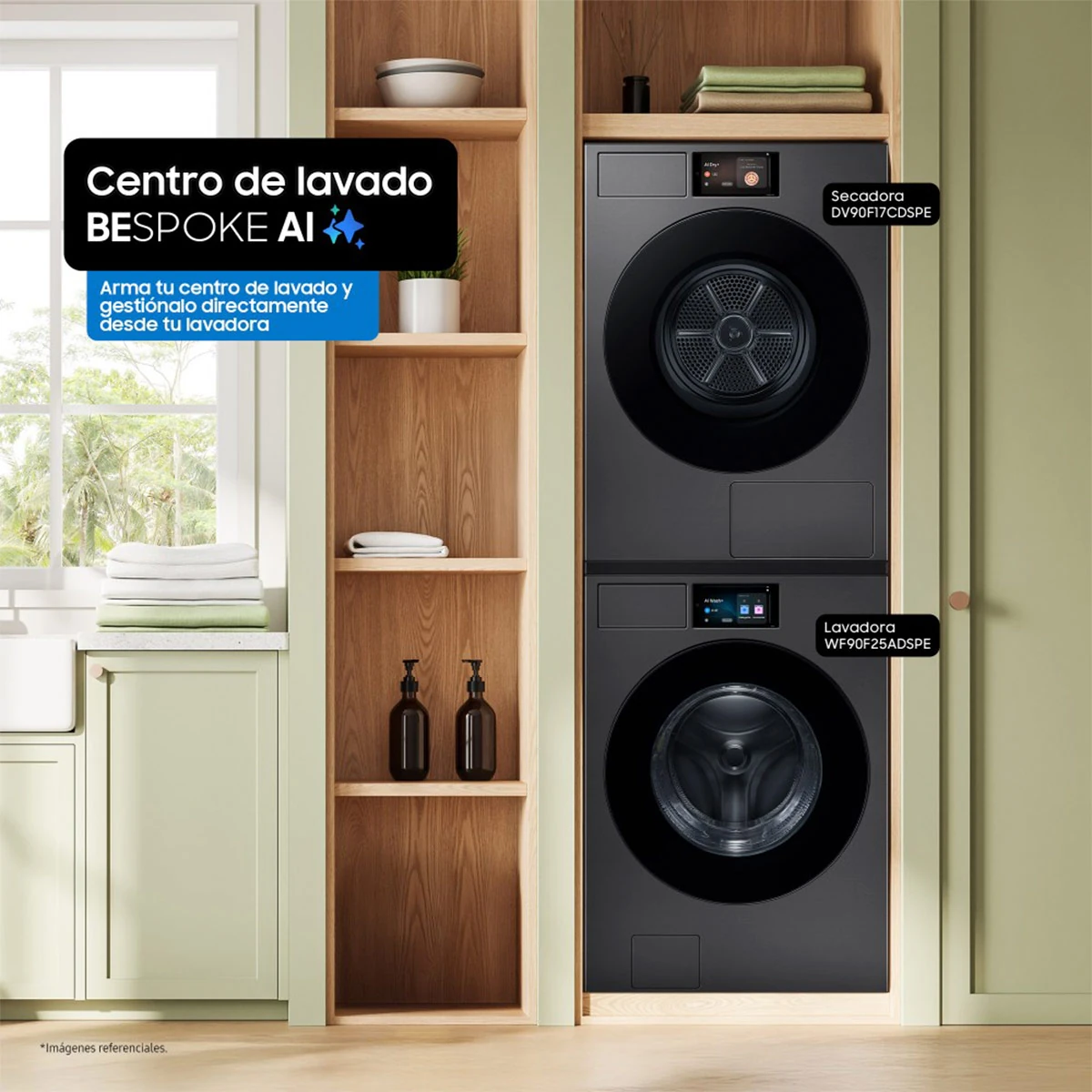CENTRO DE LAVADO SAMSUNG BESPOKE AI 25KG 17KG - 10