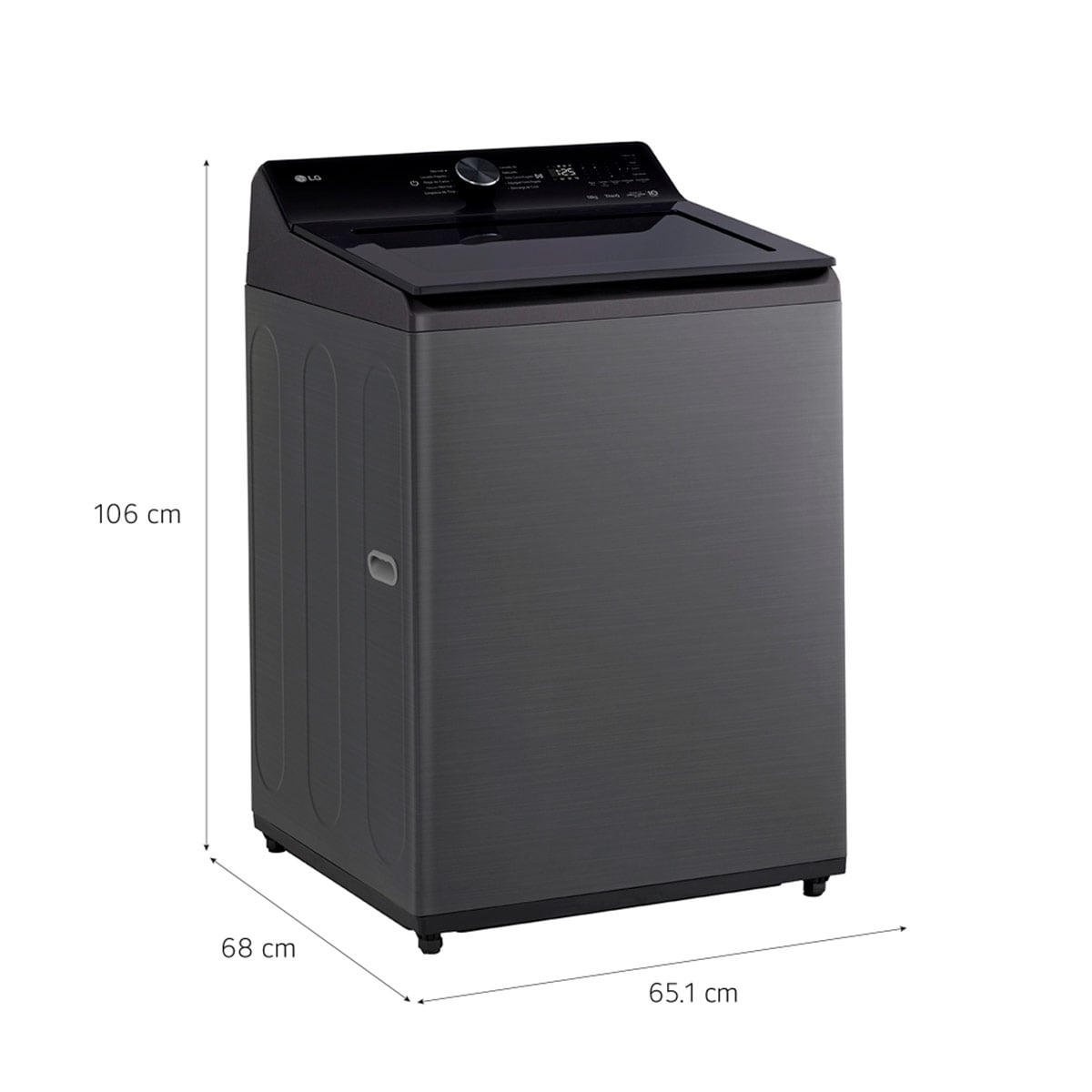 LAVADORA LG 18KG CARGA SUPERIOR AI DD INTELIGENCIA ARTIFICIAL WT18PBTX - 2