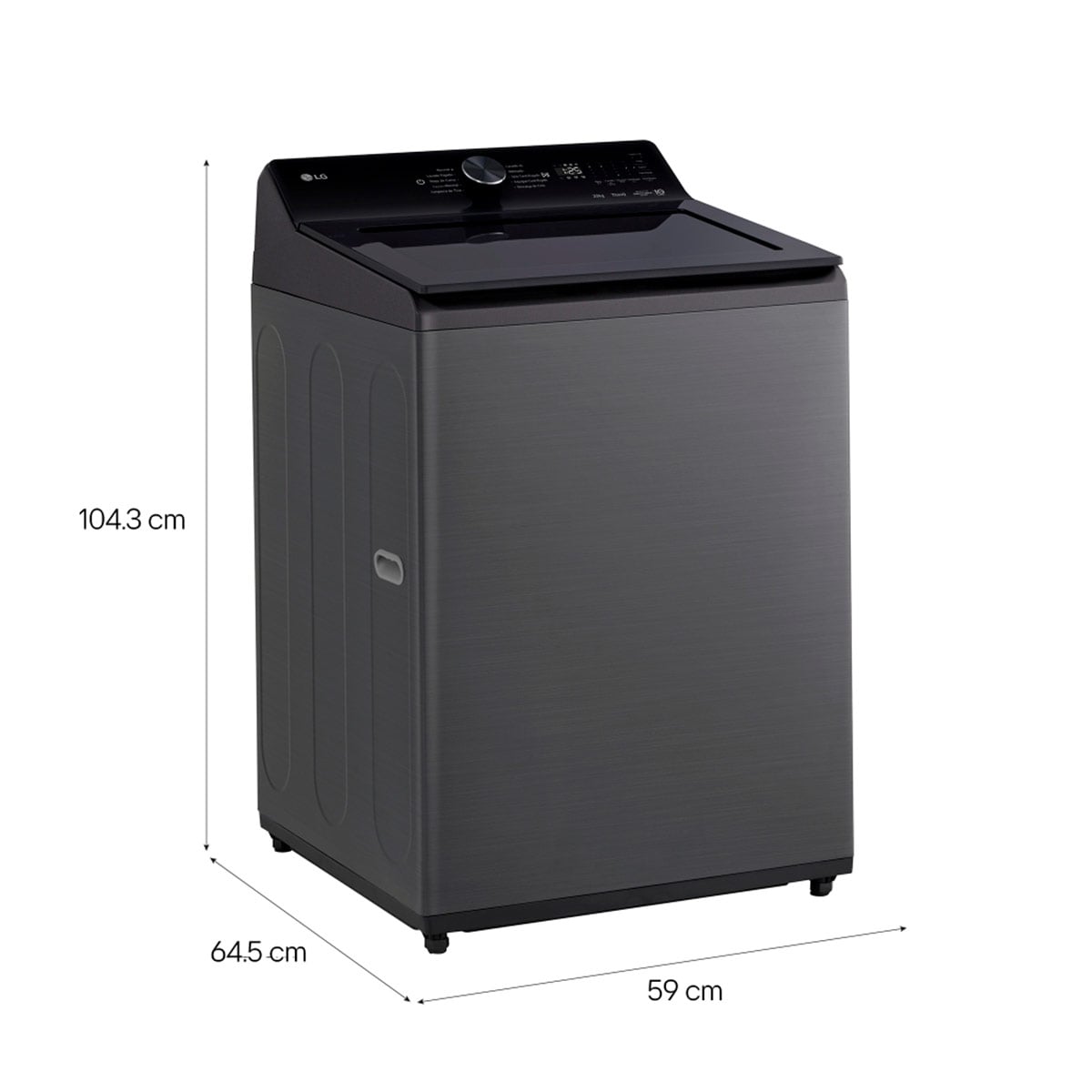 LAVADORA LG 20KG CARGA SUPERIOR AI DD INTELIGENCIA ARTIFICIAL WT20PBTX - 2