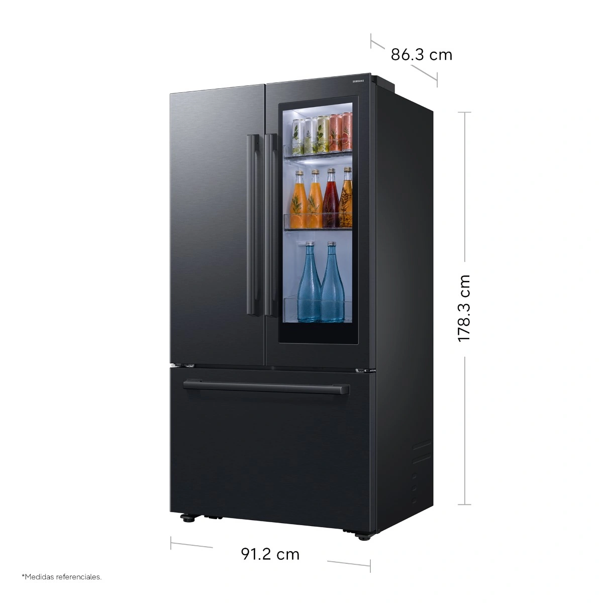 REFRIGERADORA SAMSUNG FRENCH DOOR NO FROST RF80H30JEFPE - 2