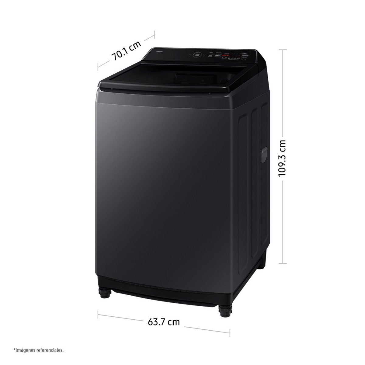 LAVADORA SAMSUNG 19KG CARGA SUPERIOR ECOBUBBLE WA40F19E7CPE - 2