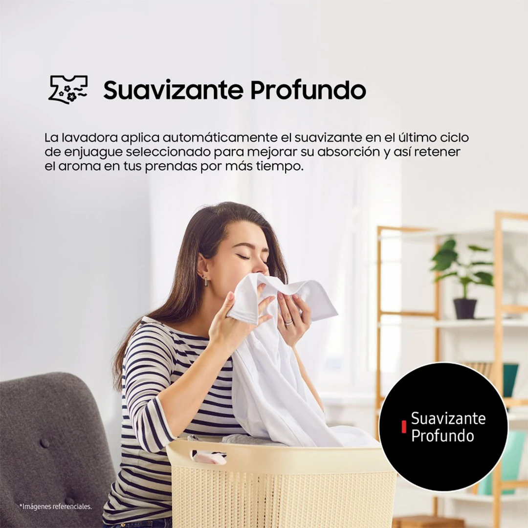LAVADORA SAMSUNG 19KG CARGA SUPERIOR ECOBUBBLE WA40F19E7CPE - 10