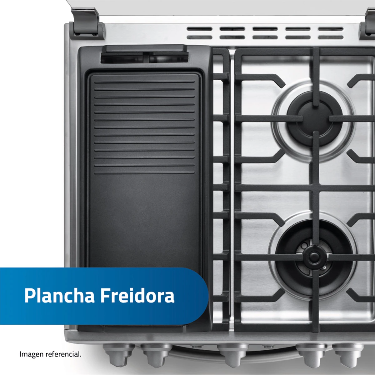 COCINA DE PIE A GAS INDURAMA 4 HORNILLAS FLORENCIA - 4