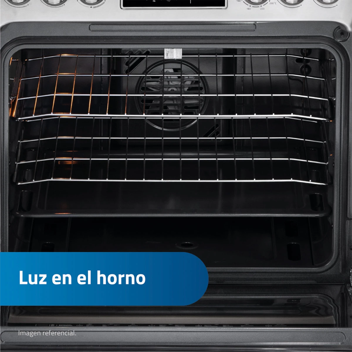 COCINA DE PIE A GAS INDURAMA 5 HORNILLAS MONTECARLO - 6