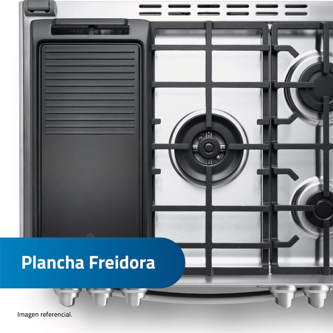 COCINA DE PIE A GAS INDURAMA 5 HORNILLAS CPI-3595C - 11